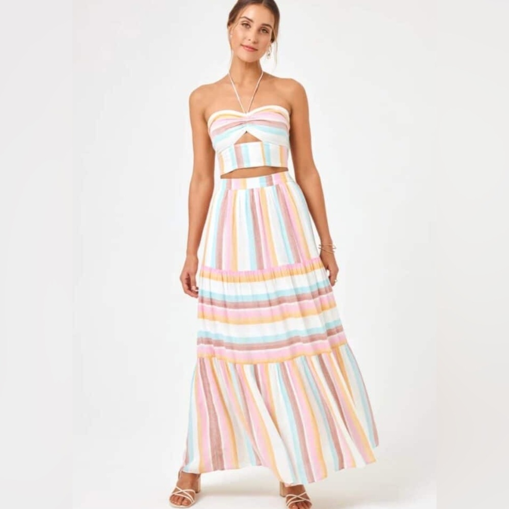 LSPACE Bondi maxi Skirt in Amalfi Coast. NEW WITH TAGS. Size medium.